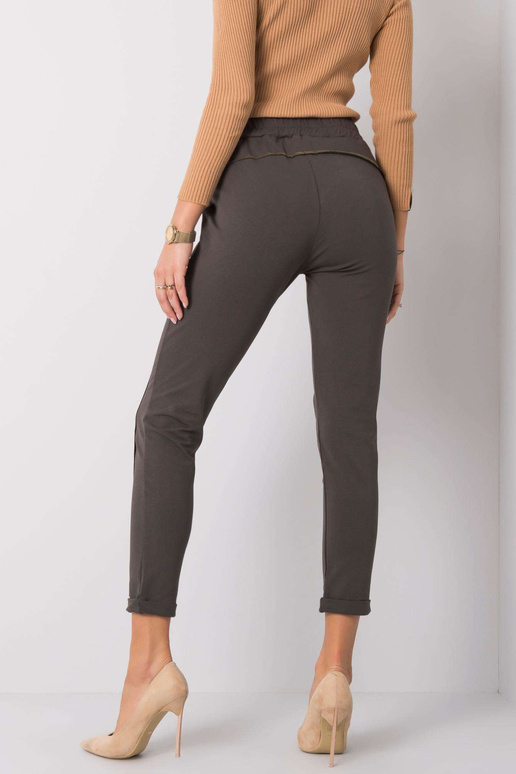 Tmavé khaki kalhoty Riviera