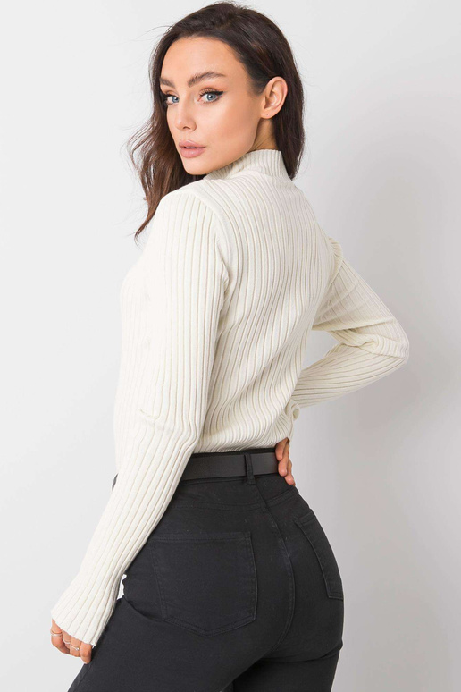 Ecru svetr s rolákem Scarlett RUE PARIS