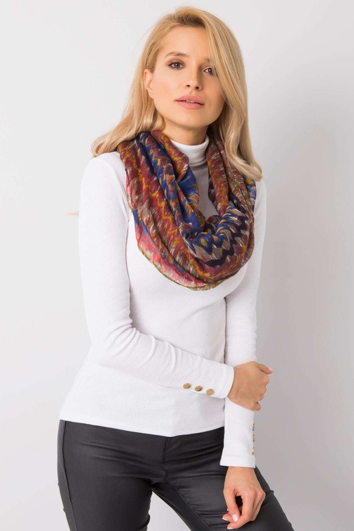 Kobaltově vínový šátek