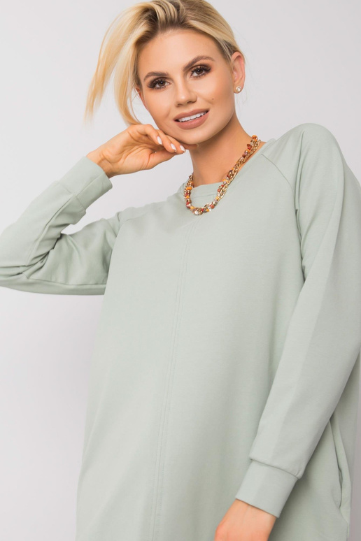 Pistáciové šaty Cristine