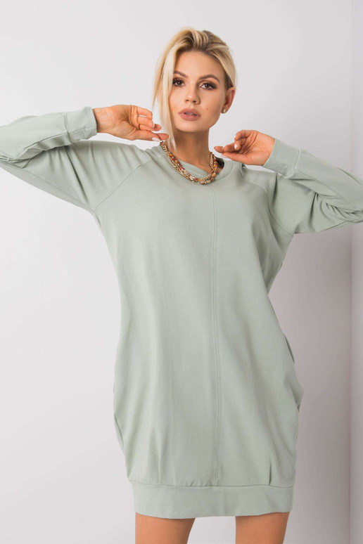 Pistáciové šaty Cristine