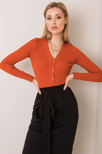 Cihlový svetr Winnie RUE PARIS