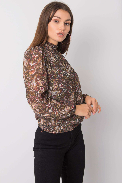 Tmavě zelená halenka Raya SUBLEVEL