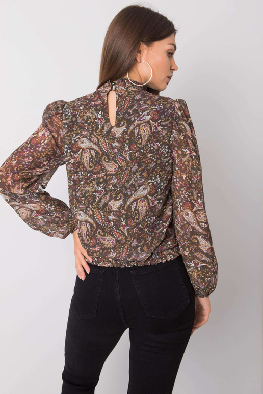 Tmavě zelená halenka Raya SUBLEVEL