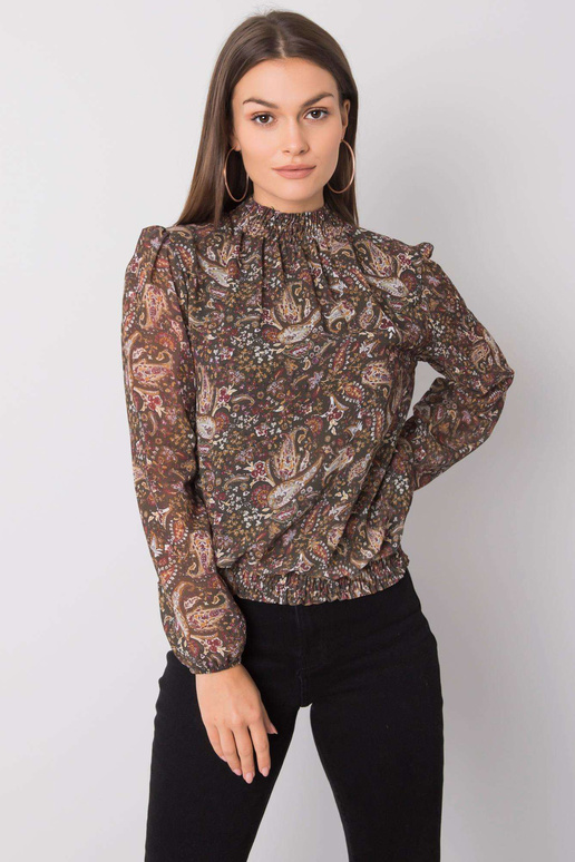 Tmavě zelená halenka Raya SUBLEVEL