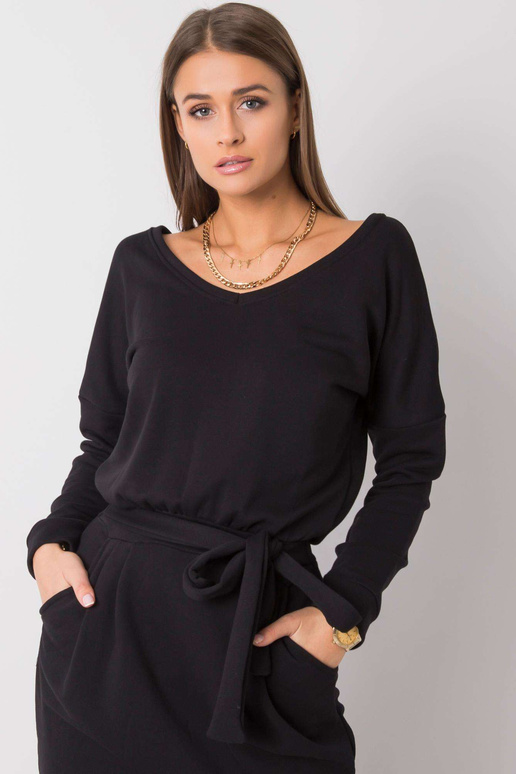 Černé šaty Kloe RUE PARIS