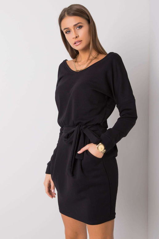 Černé šaty Kloe RUE PARIS