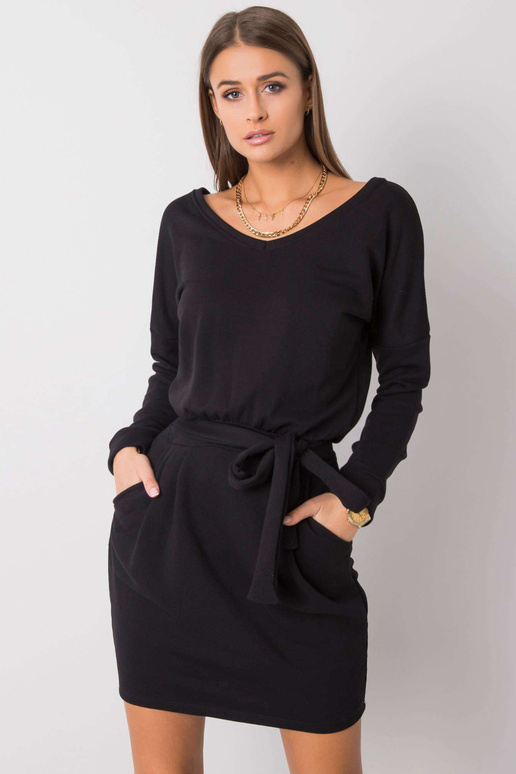 Černé šaty Kloe RUE PARIS