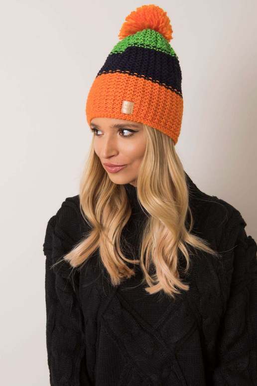 Oranžovo-námořnická modrá zimní...