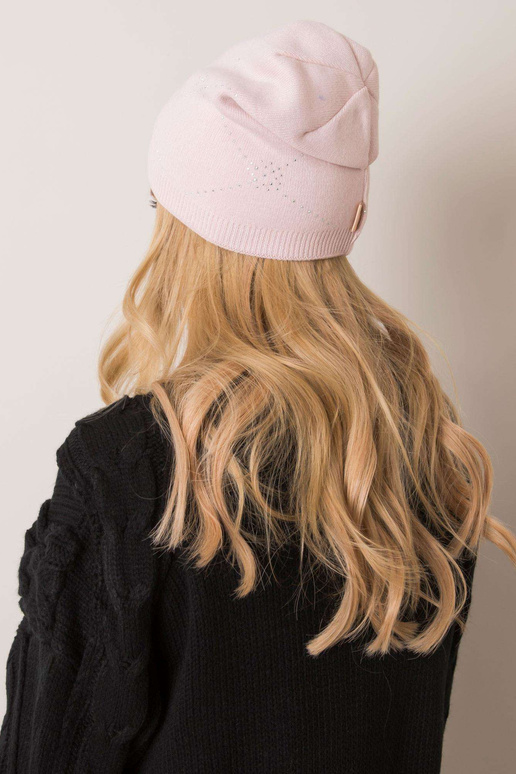Světle růžová čepice RUE PARIS