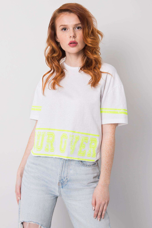 Bílé bavlněné tričko Shelby Bílé bavlněné tričko Shelby