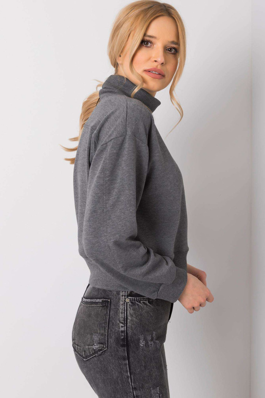 Tmavě šedá mikina Melange Vivian