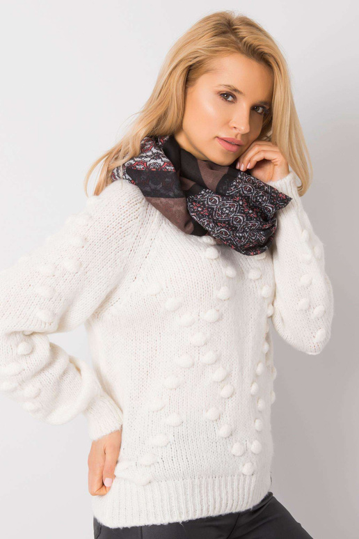 Prak s černým a korálovým vzorem