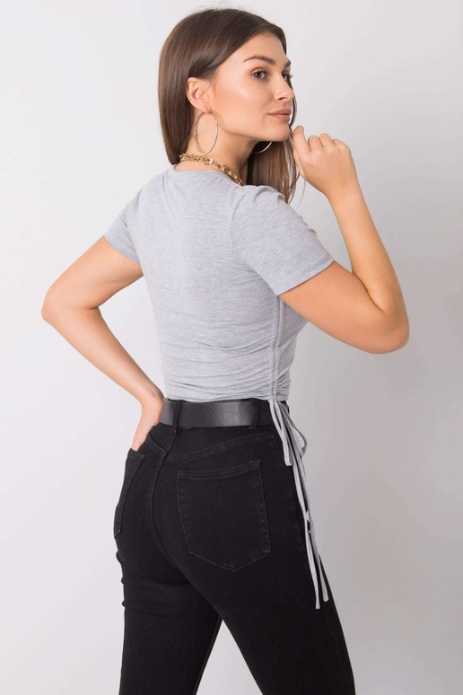 Šedé tričko Rossa melange