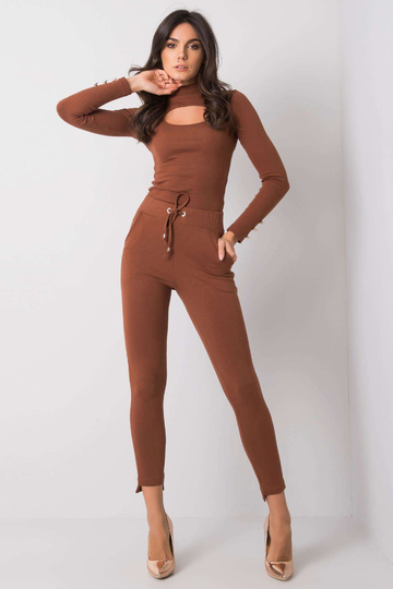 Hnědé kalhoty Debora