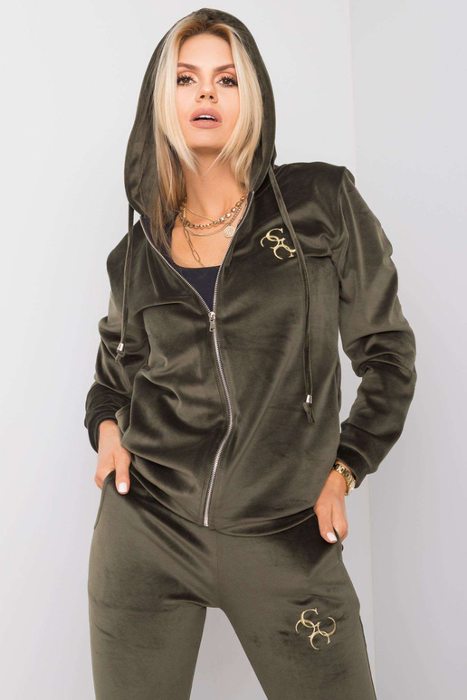 Khaki sametový set Melody