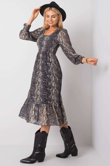 Šedo-béžové šaty Wonder OH...