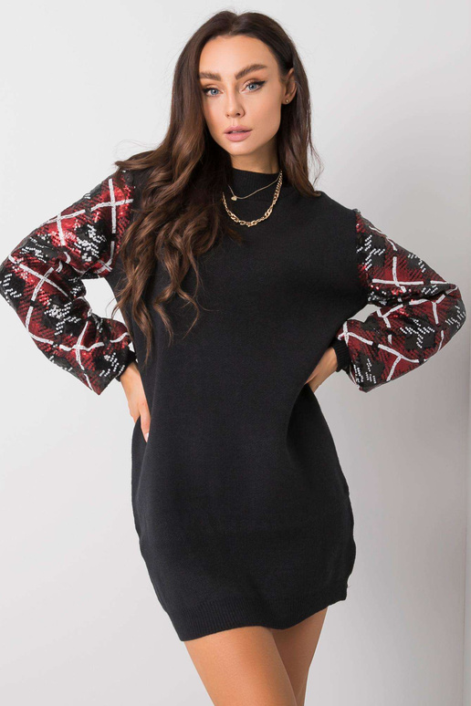 Šaty-HM-SK-C9007.19-černé