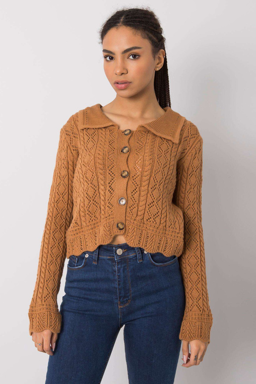 Hnědý kardigan Sydney RUE PARIS