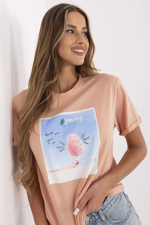 Tričko Kadi Cotton Losos Tričko Kadi Cotton Losos