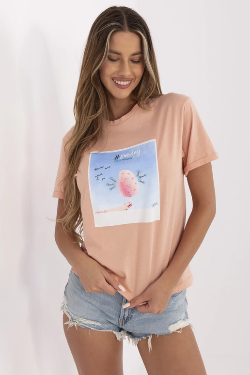 Tričko Kadi Cotton Losos Tričko Kadi Cotton Losos