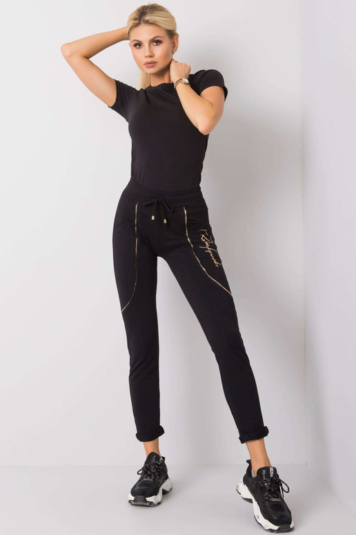 Černé kalhoty Maura