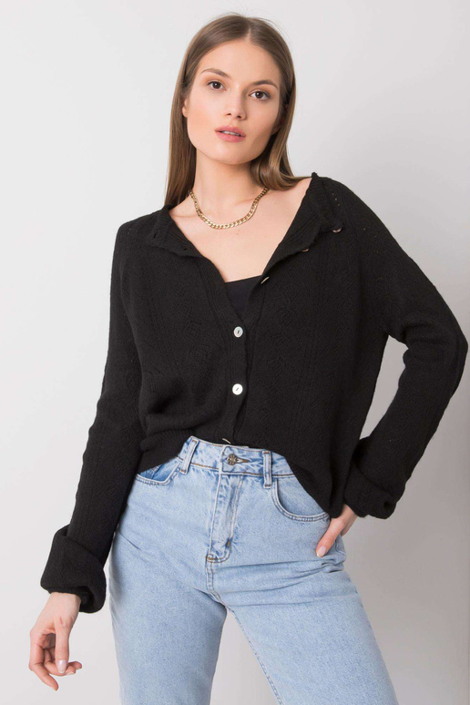 Černý cardigan Serenity RUE PARIS