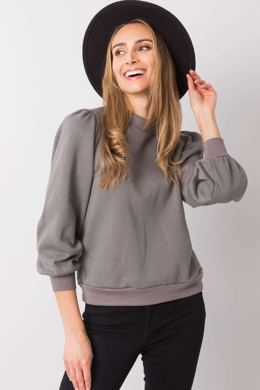Šedá mikina Hattie YOU NEKNOW ME