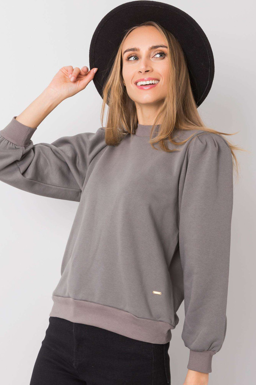 Šedá mikina Hattie YOU NEKNOW ME