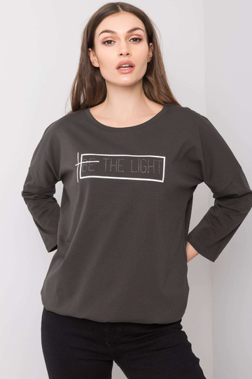 Tmavá khaki halenka Gladys 2