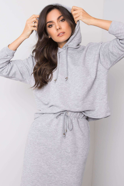 Šedá melanžová sada Alishia RUE PARIS