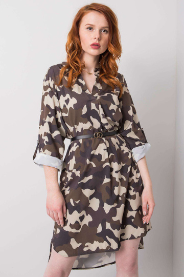 Béžové khaki camo šaty Blaise 2