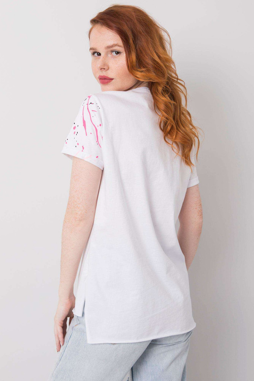 Bílé tričko s nápisem Raven Bílé tričko s nápisem Raven