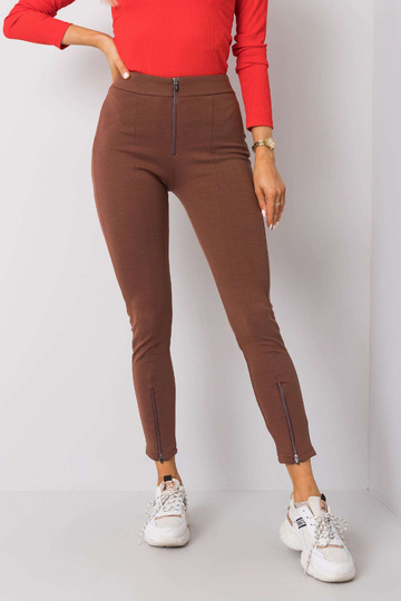 Hnědé kalhoty Georgia RUE...