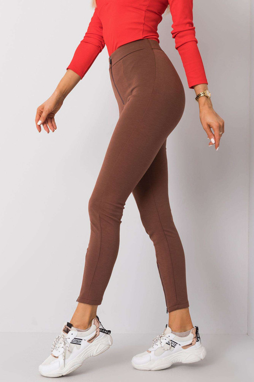 Hnědé kalhoty Georgia RUE PARIS