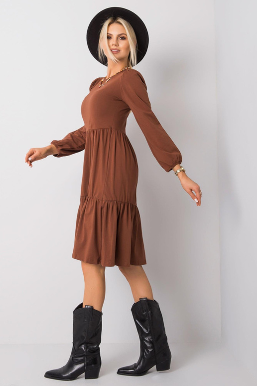 Šaty-RV-SK-5832.18X-hnědé