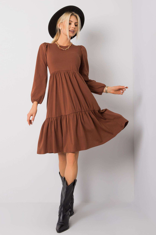 Šaty-RV-SK-5832.18X-hnědé