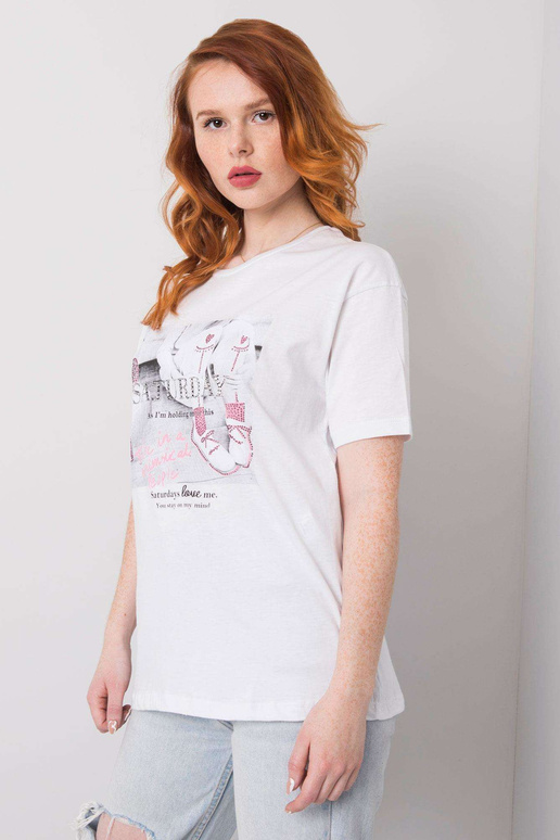 Bílé tričko s nášivkami Sierra Bílé tričko s nášivkami Sierra