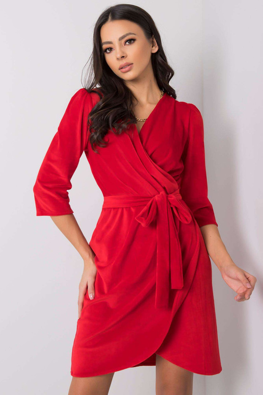 Červené sametové šaty Sonja