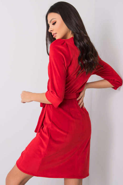Červené sametové šaty Sonja