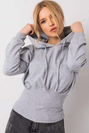 Šedá melanžová mikina... 2