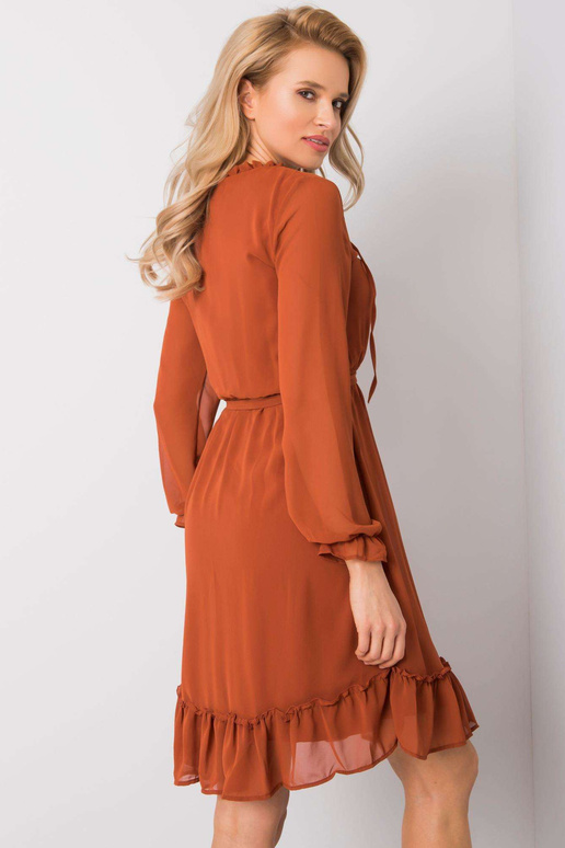 Hnědé šaty Oriane RUE PARIS