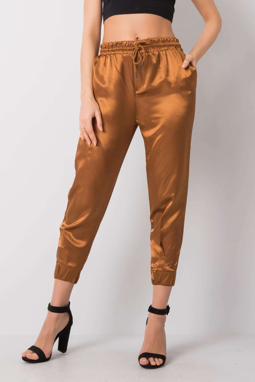 Eleanor RUE PARIS hnědé kalhoty