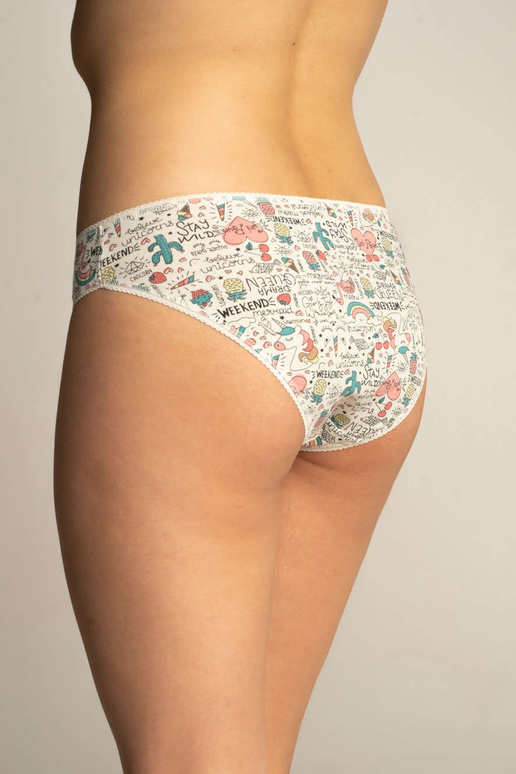 3-balení bavlněných vzorovaných...