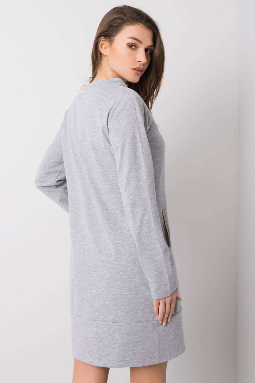 Šedé melanžové šaty od Holly
