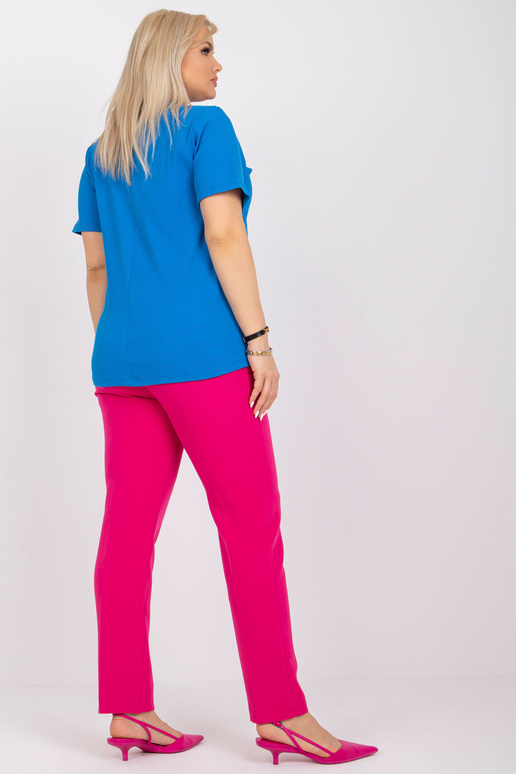 Tmavě modrá blůza větší velikosti Stella