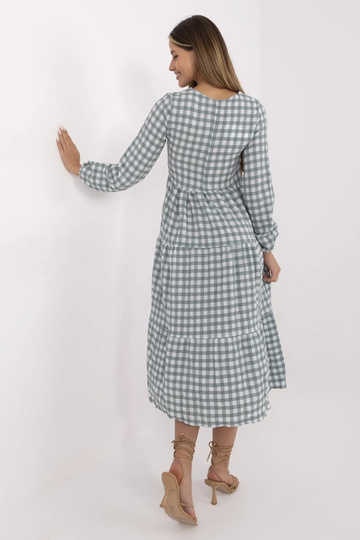 Mátové kostkované šaty... 2