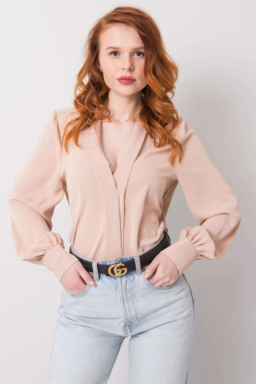 Béžová společenská halenka... 2