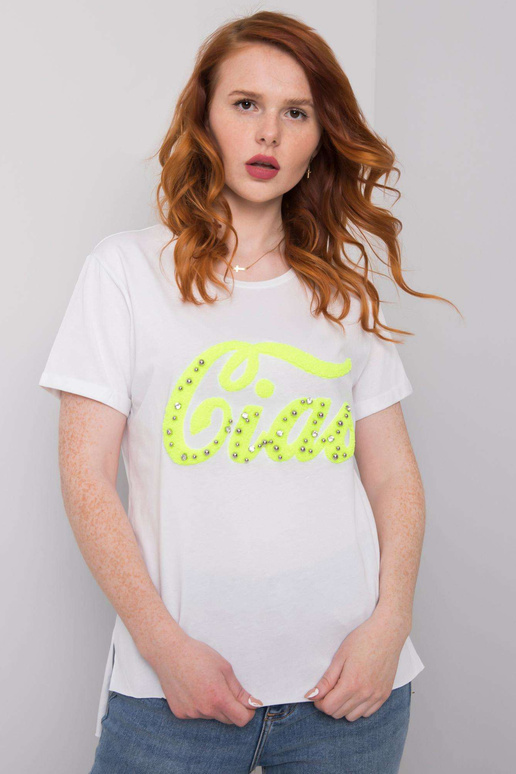 Bílé tričko s nášivkou Erin Bílé tričko s nášivkou Erin