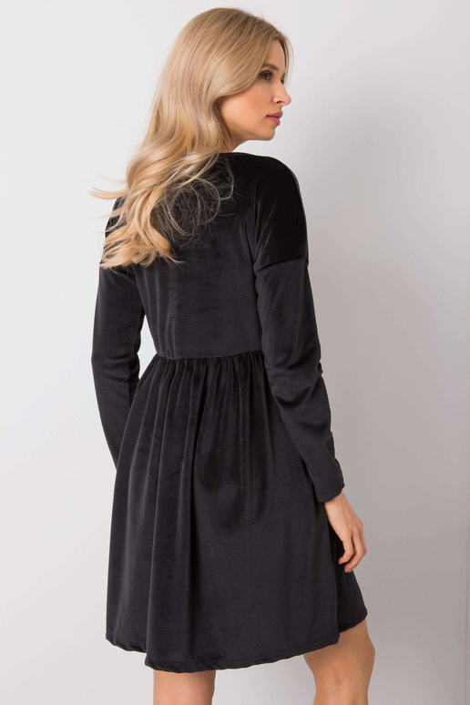 Černé sametové šaty Mauriel RUE PARIS